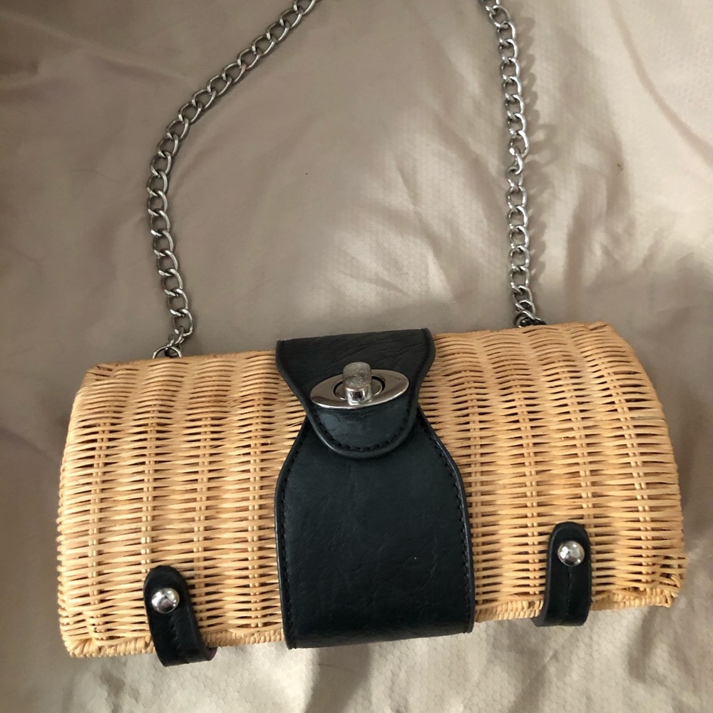 Basketweave Handbag